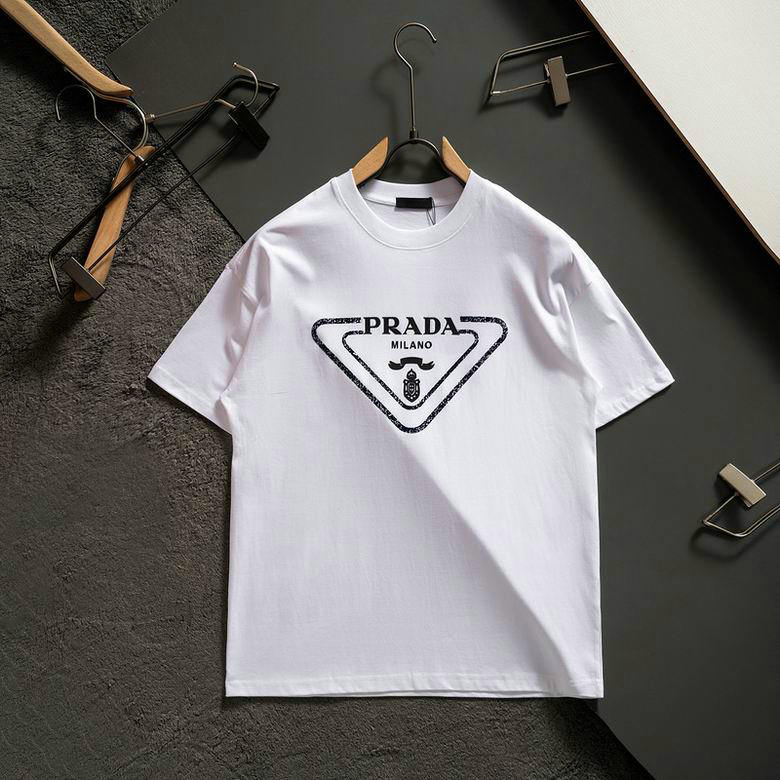 Wholesale Cheap P rada Short Sleeve Women T Shirts for Sale