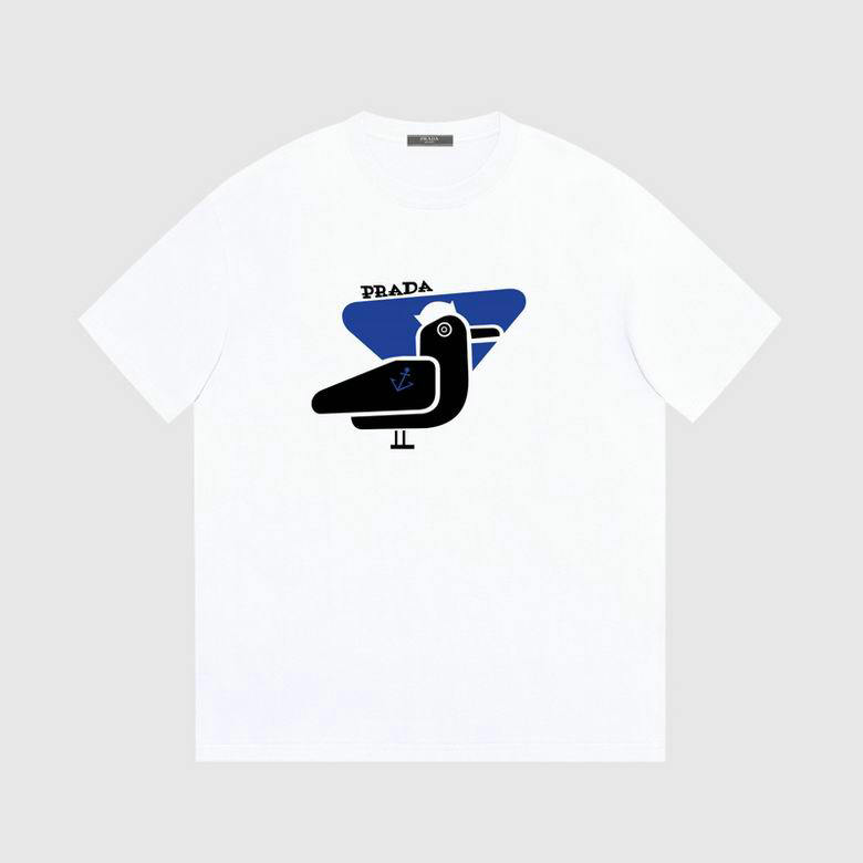 Wholesale Cheap P rada Short Sleeve Women T Shirts for Sale