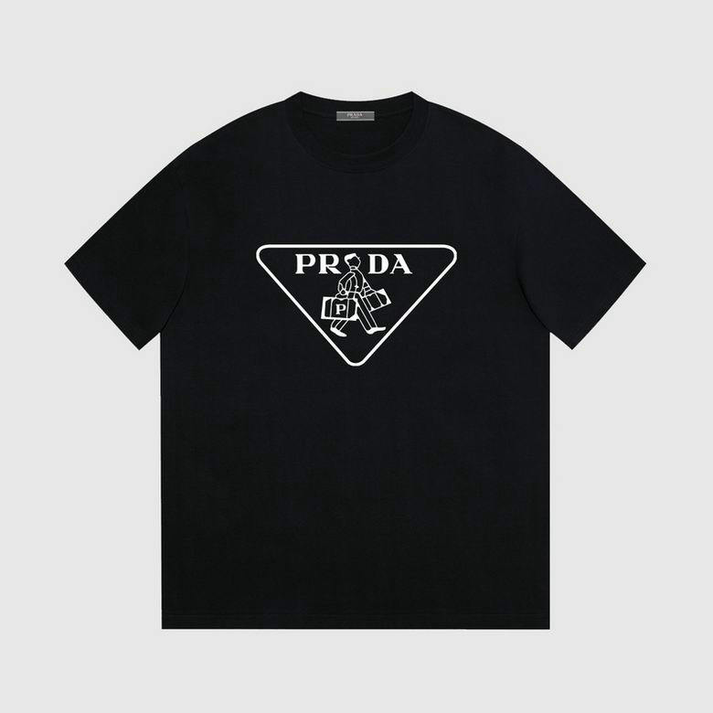 Wholesale Cheap P rada Short Sleeve Women T Shirts for Sale