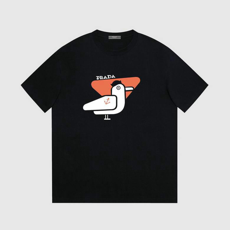 Wholesale Cheap P rada Short Sleeve Women T Shirts for Sale
