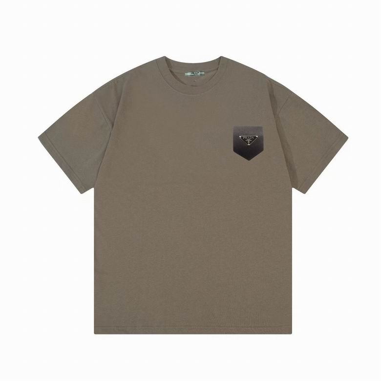 Wholesale Cheap P rada Short Sleeve Replica T Shirts for Sale