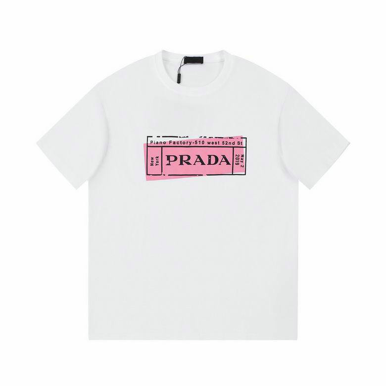 Wholesale Cheap P rada Short Sleeve T Shirts for Sale