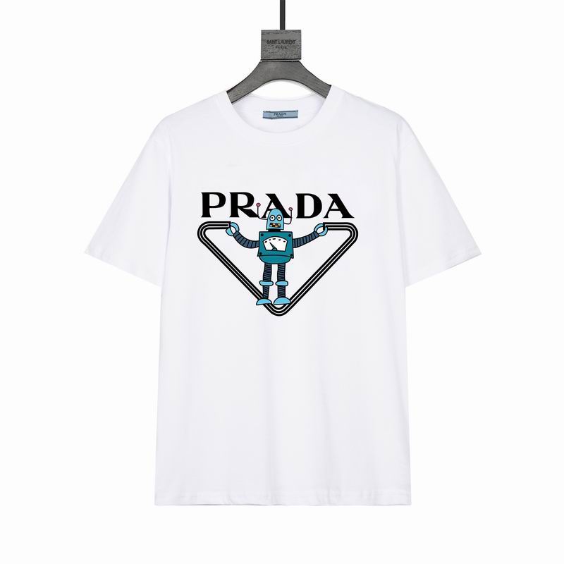 Wholesale High-quality Men's P.rada Short Sleeve Replica Designer T-Shirts for sale