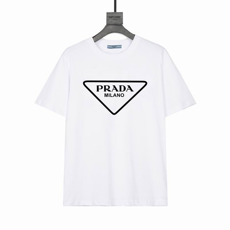 Wholesale High-quality Men's P.rada Short Sleeve Replica Designer T-Shirts for sale