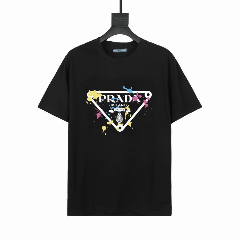 Wholesale High-quality Men's P.rada Short Sleeve Replica Designer T-Shirts for sale