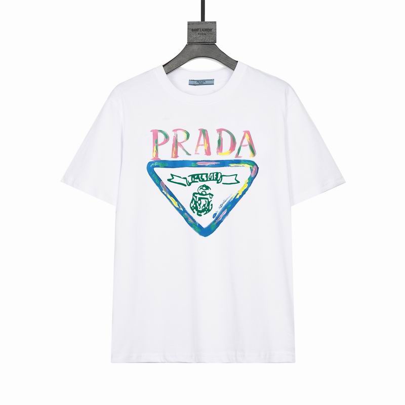 Wholesale High-quality Men's P.rada Short Sleeve Replica Designer T-Shirts for sale