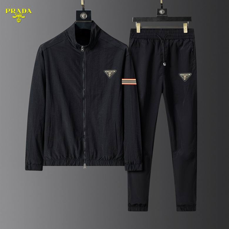 Wholesale High-quality P.rada Long Sleeve Designer Tracksuits for sale