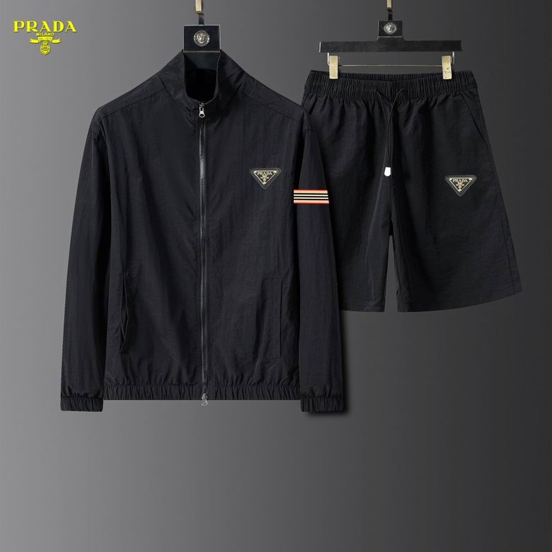 Wholesale High-quality P.rada Long Sleeve Designer Tracksuits for sale