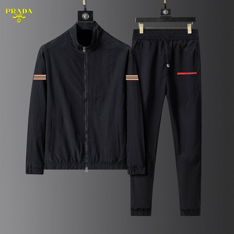 Wholesale High-quality P.rada Long Sleeve Designer Tracksuits for sale