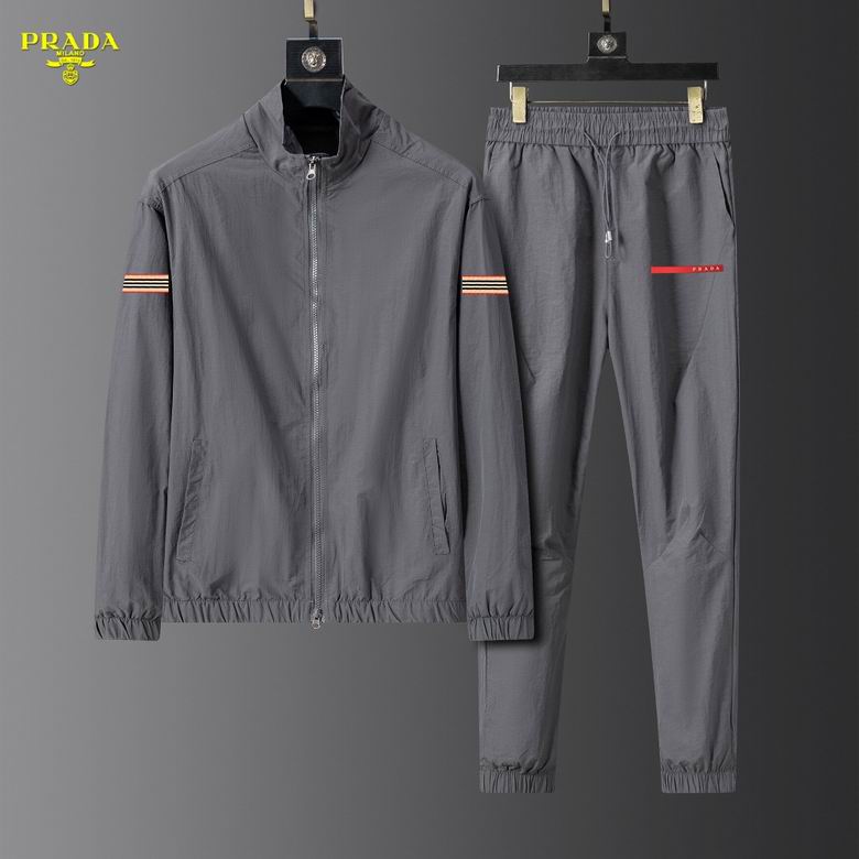 Wholesale High-quality P.rada Long Sleeve Designer Tracksuits for sale