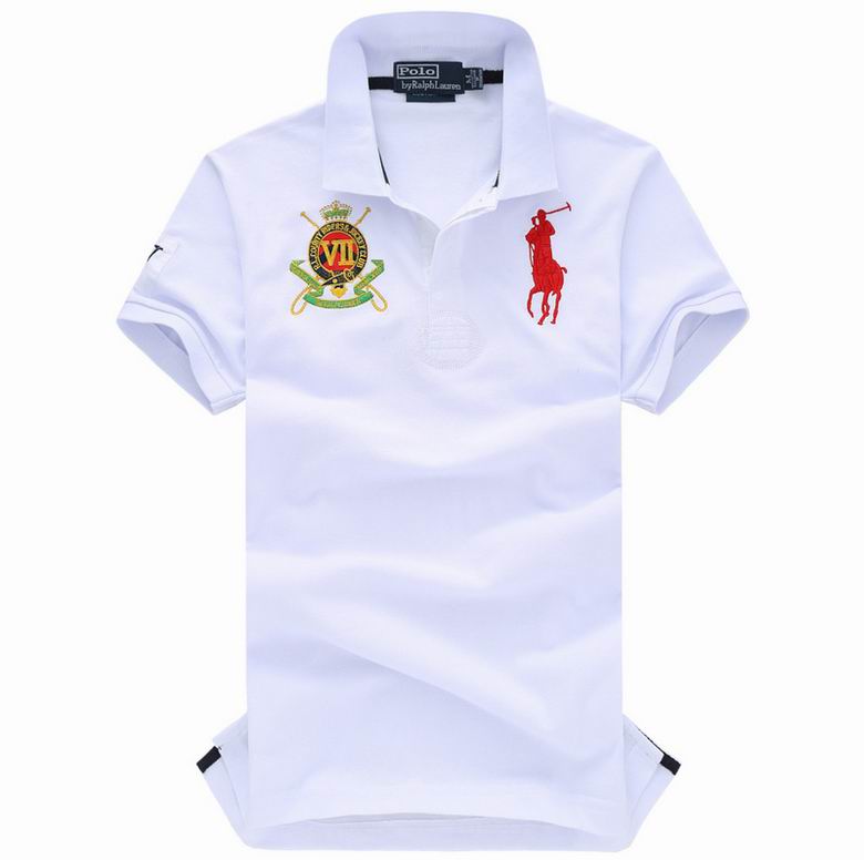 Wholesale Cheap Ralph Lauren Polo Short Sleeve Lapel Men T Shirts for Sale