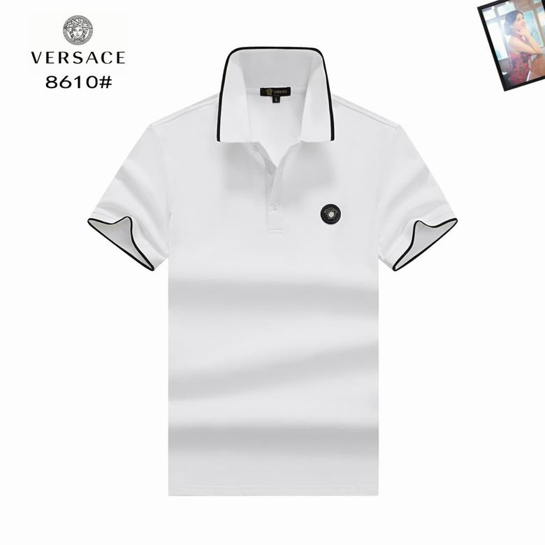 Wholesale High-quality V.ersace Short Sleeve Lapel Replica T Shirts for sale