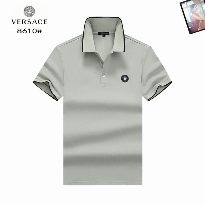Wholesale High-quality V.ersace Short Sleeve Lapel Replica T Shirts for sale