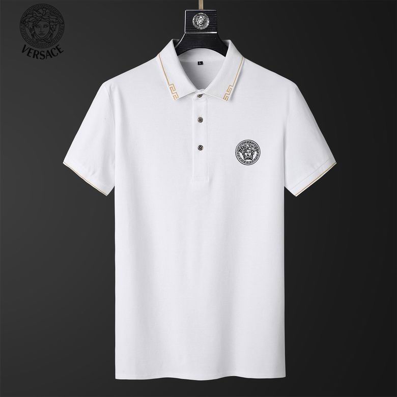 Wholesale High-quality V.ersace Short Sleeve Lapel Replica T Shirts for sale