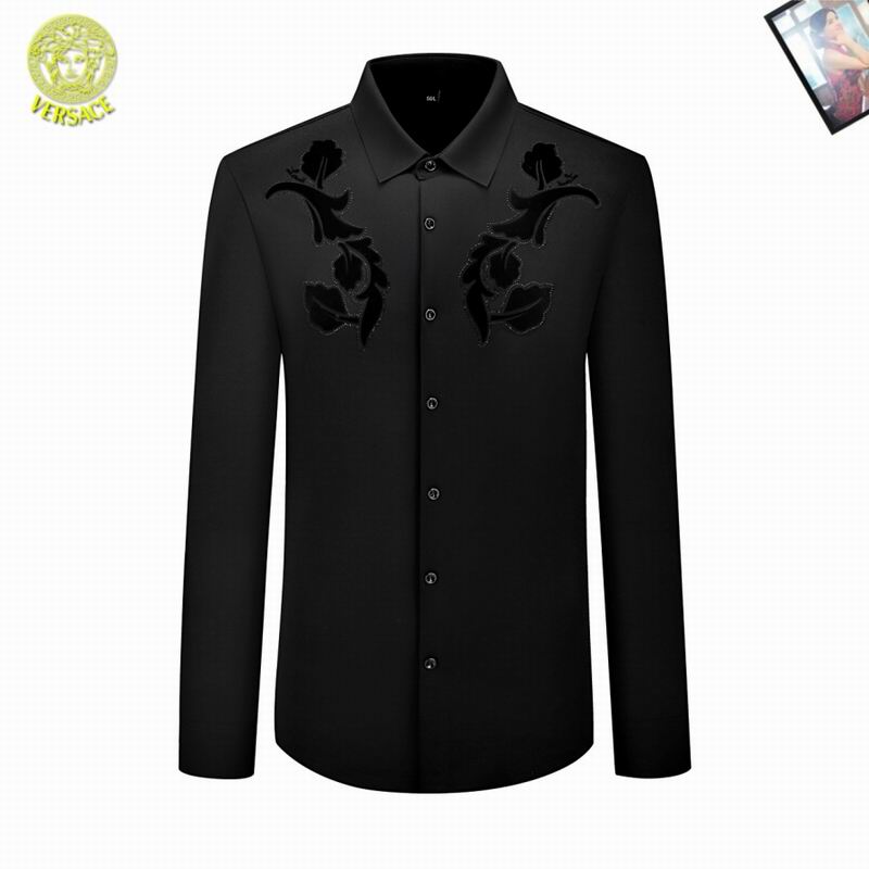 Wholesale High-quality V.ersace Long Sleeve Replica Designer Shirts for sale