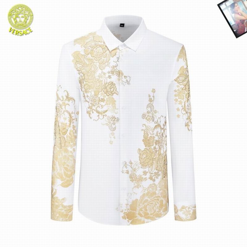 Wholesale High-quality V.ersace Long Sleeve Replica Designer Shirts for sale