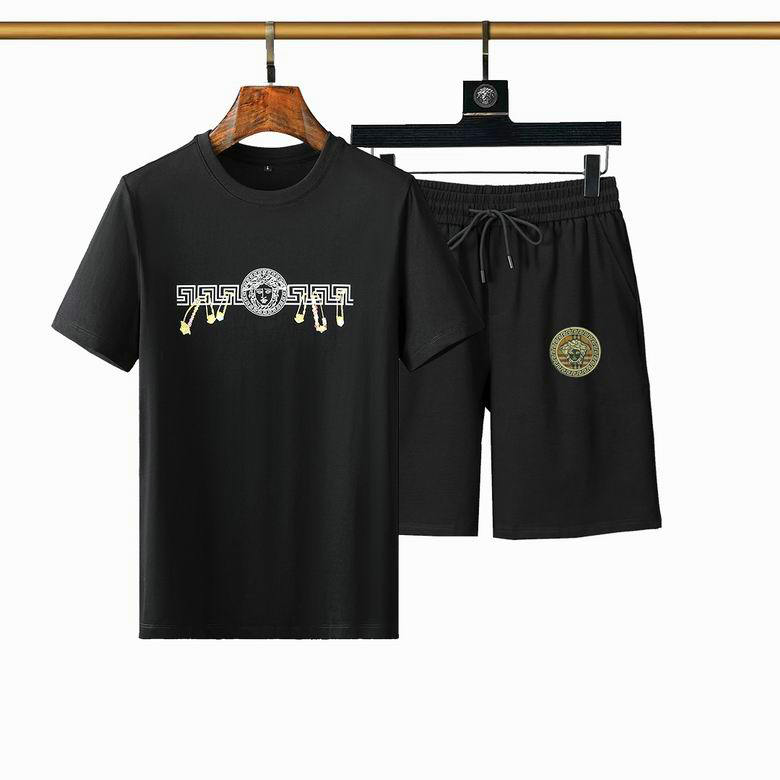 Wholesale Cheap Versace mens Short Sleeve Tracksuit for Sale