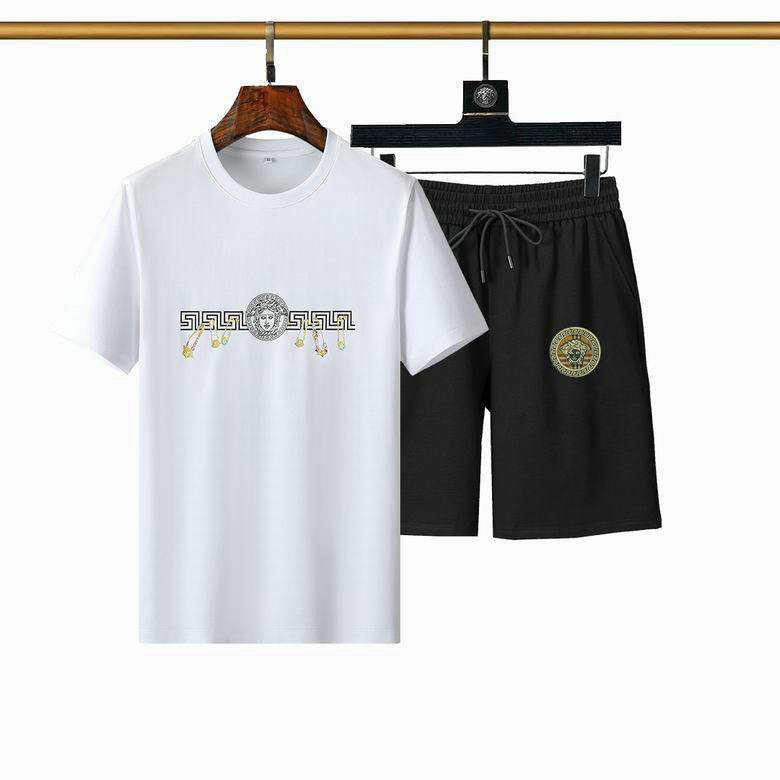 Wholesale Cheap Versace mens Short Sleeve Tracksuit for Sale