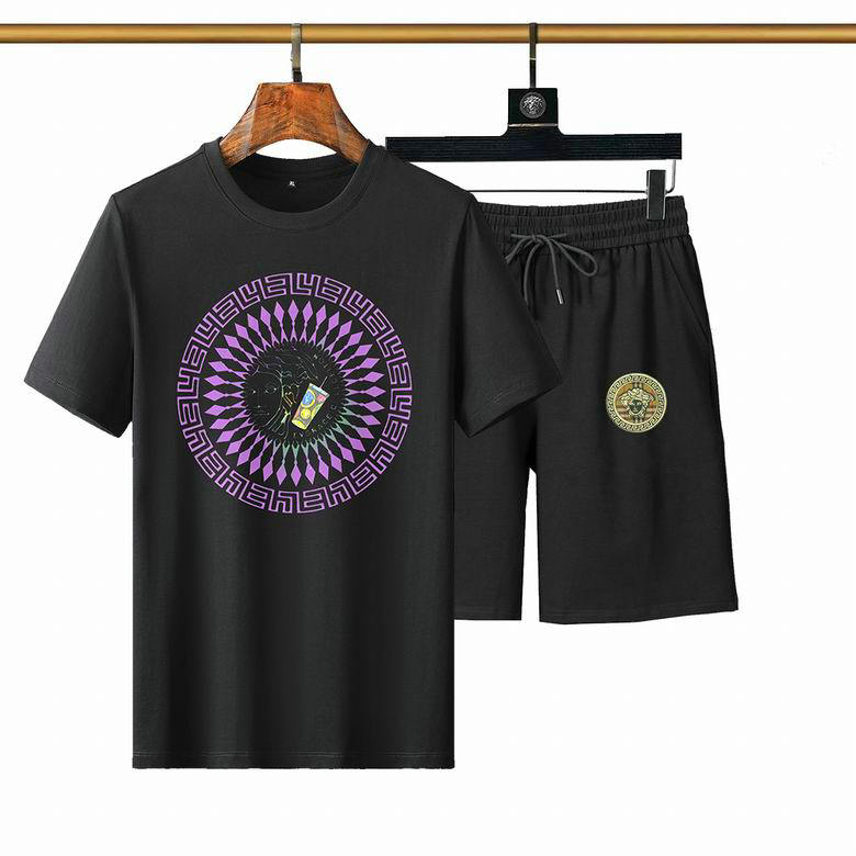 Wholesale Cheap Versace mens Short Sleeve Tracksuit for Sale