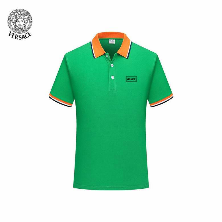 Wholesale Cheap Versace Short Sleeve Lapel T Shirts for Sale