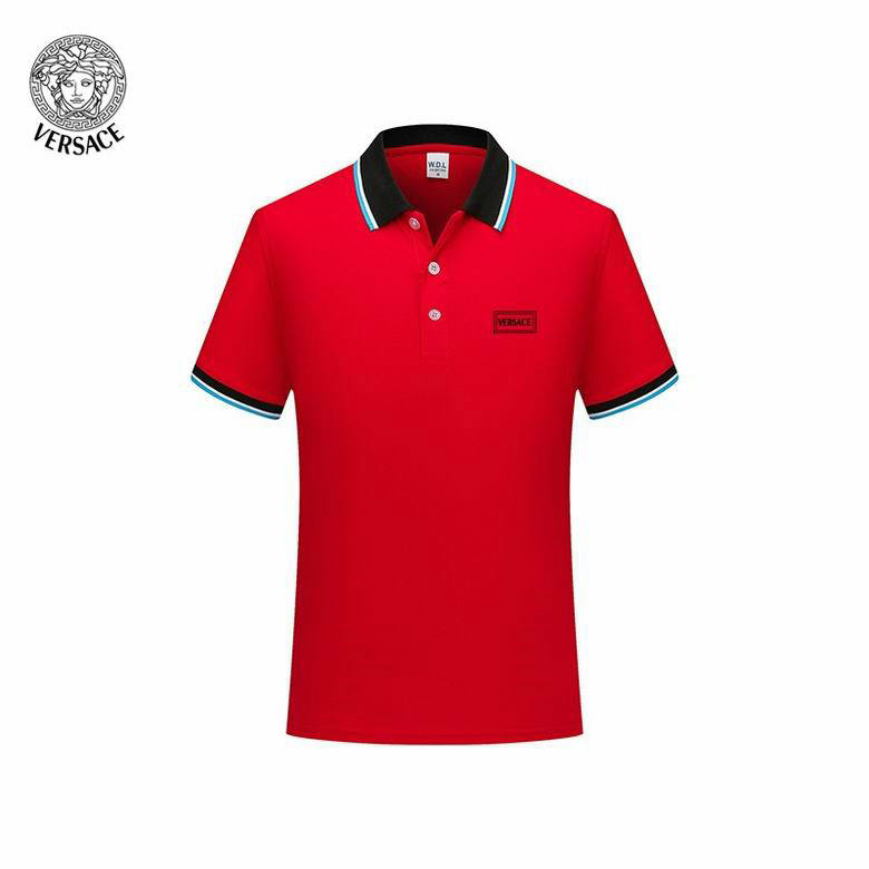 Wholesale Cheap Versace Short Sleeve Lapel T Shirts for Sale