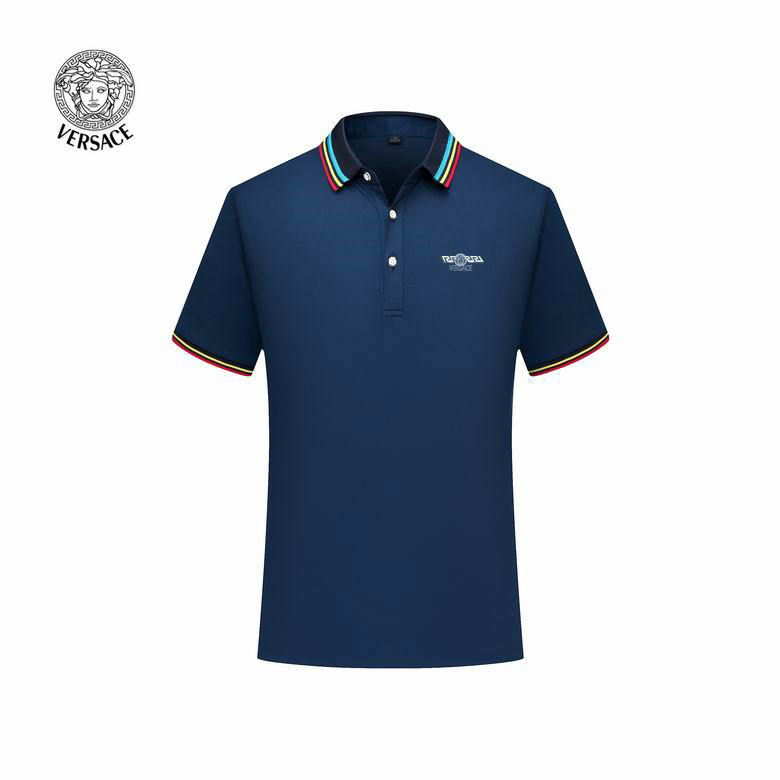 Wholesale Cheap Versace Short Sleeve Lapel T Shirts for Sale