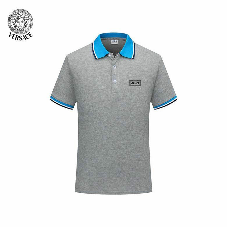 Wholesale Cheap Versace Short Sleeve Lapel T Shirts for Sale