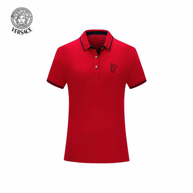 Wholesale Cheap Versace Short Sleeve Lapel T Shirts for Sale
