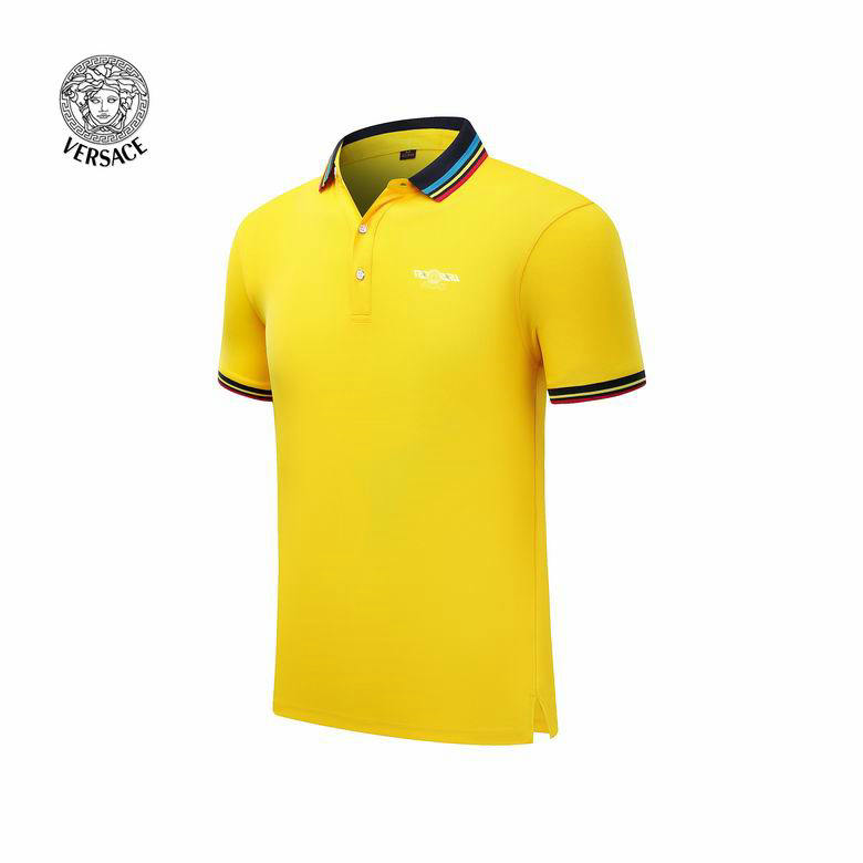 Wholesale Cheap Versace Short Sleeve Lapel T Shirts for Sale