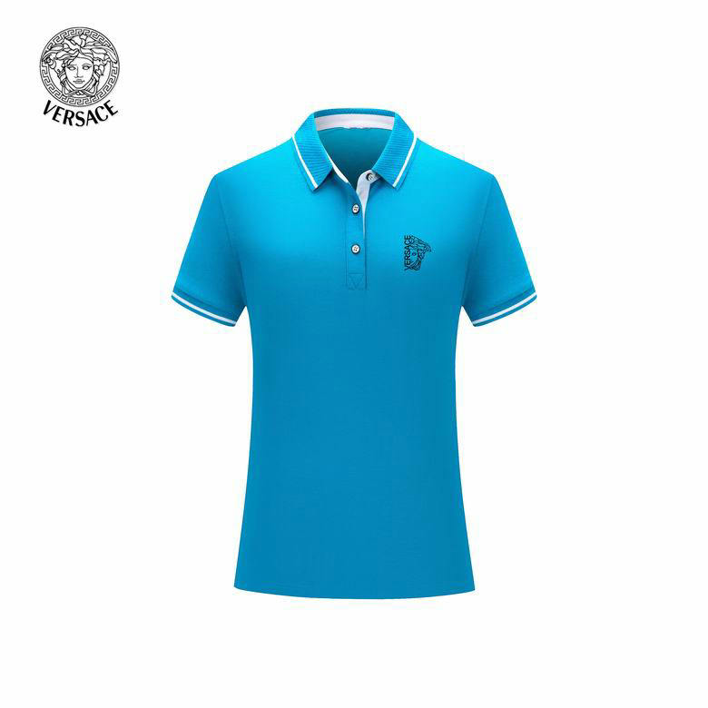 Wholesale Cheap Versace Short Sleeve Lapel T Shirts for Sale