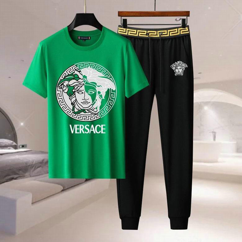 Wholesale Cheap V ersace replica designer Tracksuits for Sale