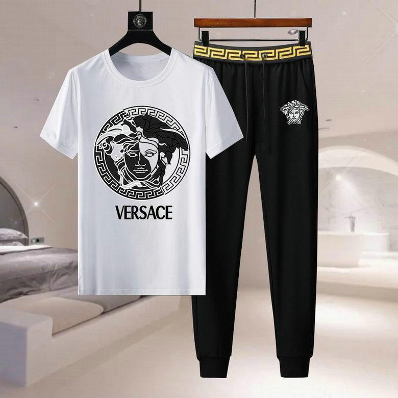 Wholesale Cheap V ersace replica designer Tracksuits for Sale