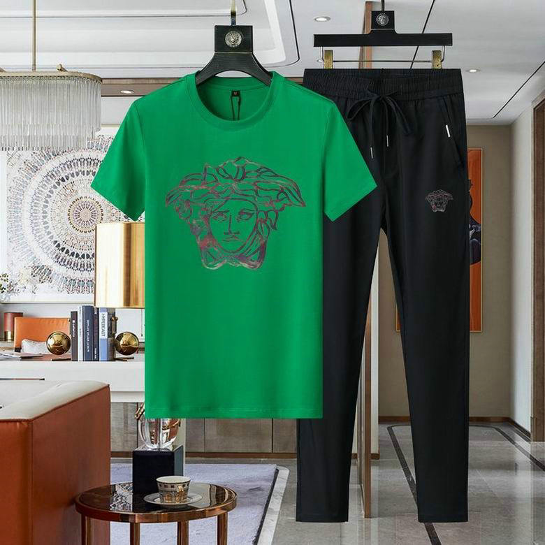 Wholesale Cheap V ersace replica designer Tracksuits for Sale