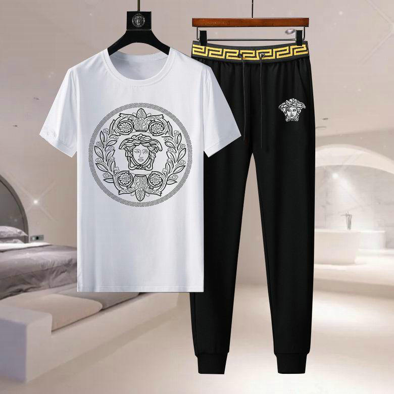 Wholesale Cheap V ersace replica designer Tracksuits for Sale