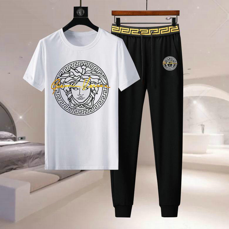 Wholesale Cheap V ersace replica designer Tracksuits for Sale