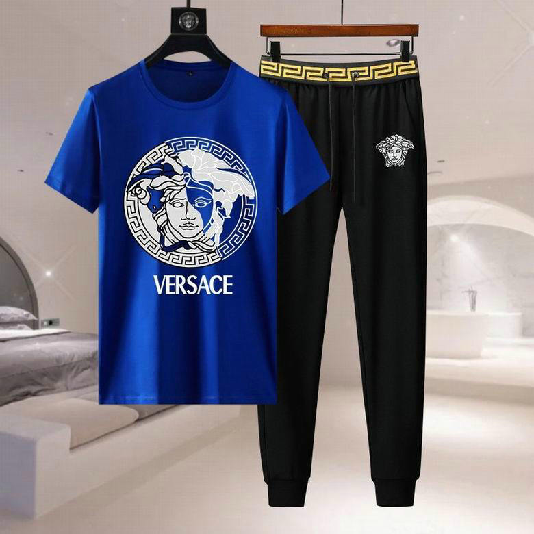 Wholesale Cheap V ersace replica designer Tracksuits for Sale