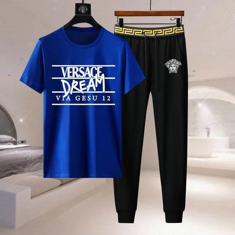Wholesale Cheap V ersace replica designer Tracksuits for Sale