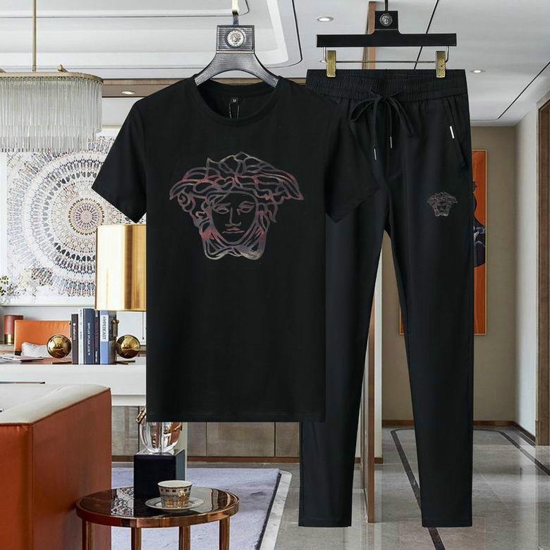 Wholesale Cheap V ersace replica designer Tracksuits for Sale