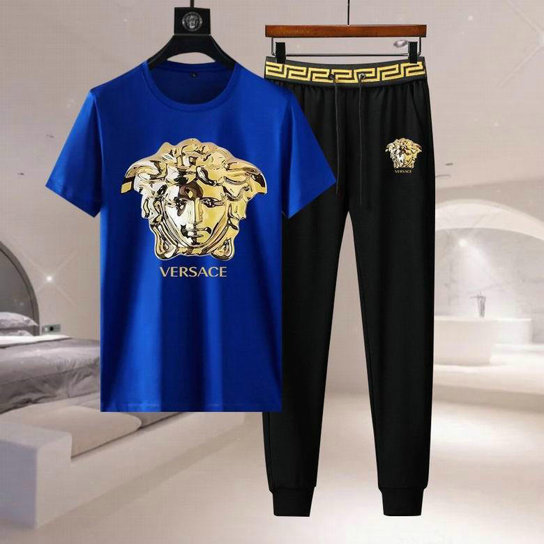 Wholesale Cheap V ersace replica designer Tracksuits for Sale