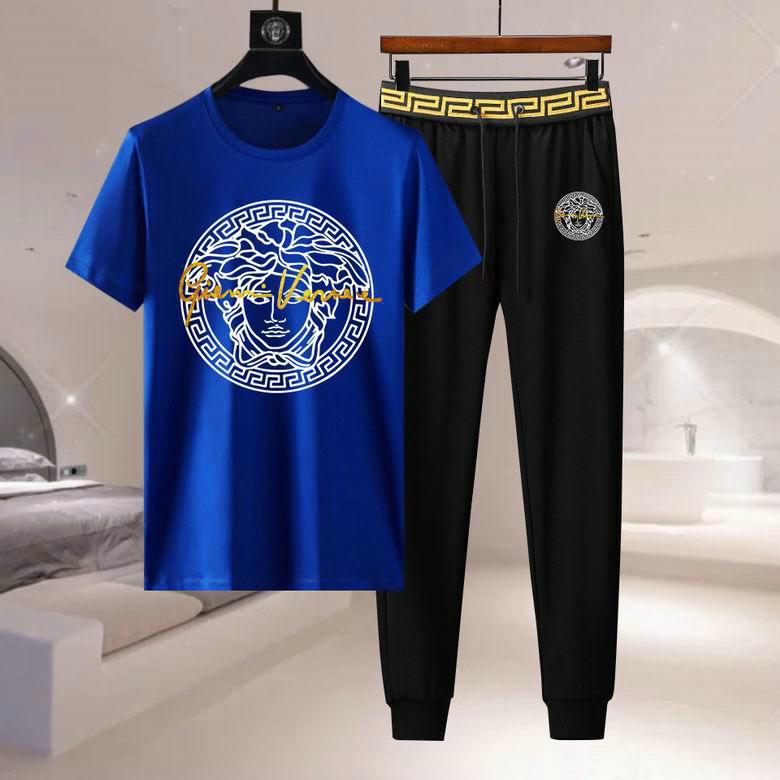 Wholesale Cheap V ersace replica designer Tracksuits for Sale