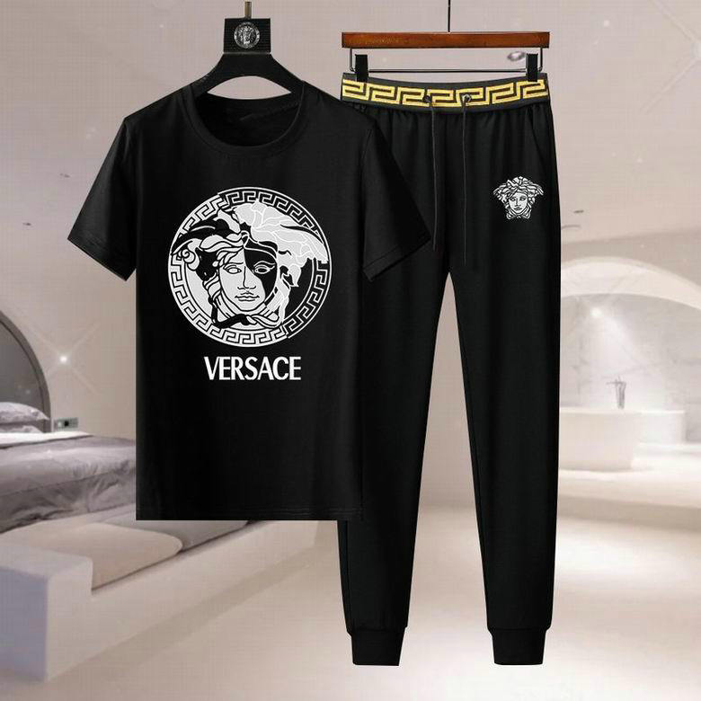 Wholesale Cheap V ersace replica designer Tracksuits for Sale