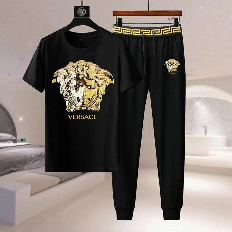 Wholesale Cheap V ersace replica designer Tracksuits for Sale
