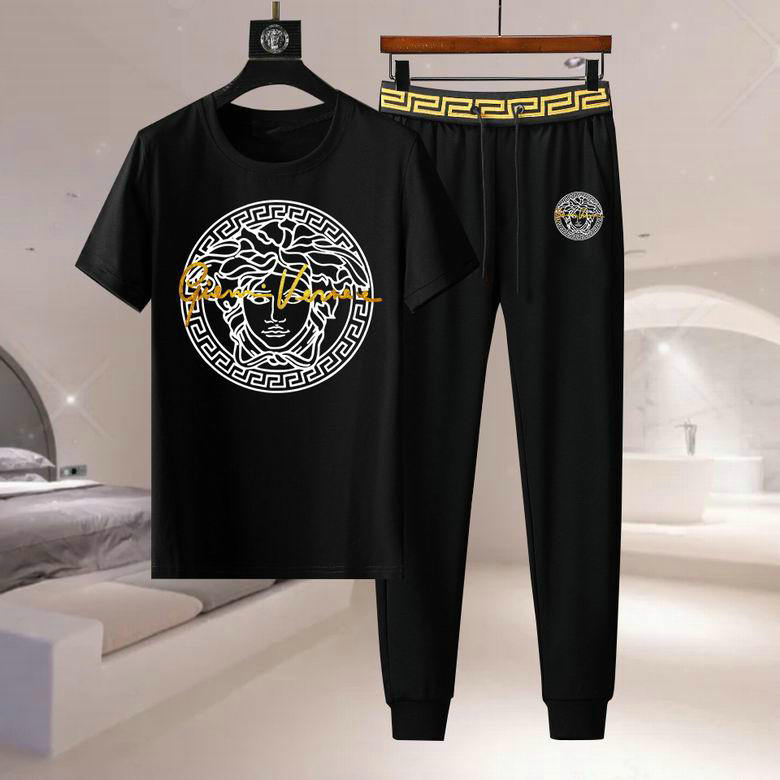 Wholesale Cheap V ersace replica designer Tracksuits for Sale