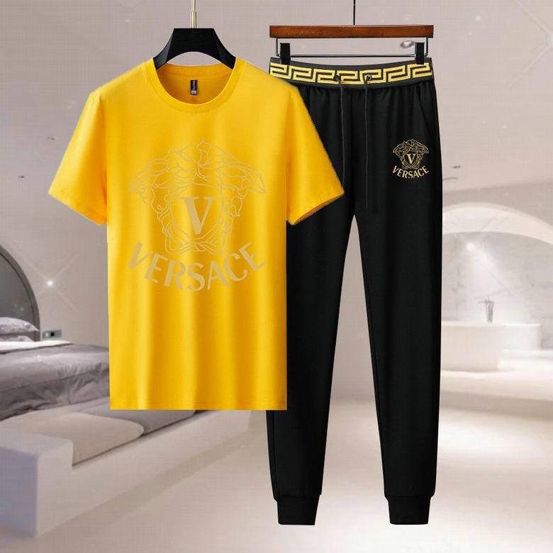 Wholesale Cheap Versace Short Sleeve Tracksuits for Sale