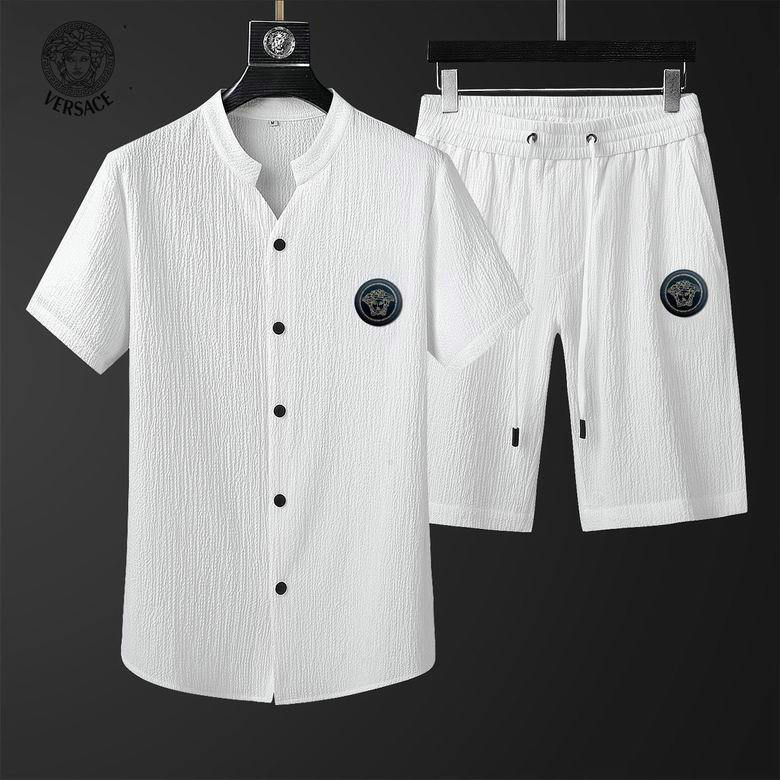 Wholesale Cheap Versace mens Short Sleeve Tracksuit for Sale