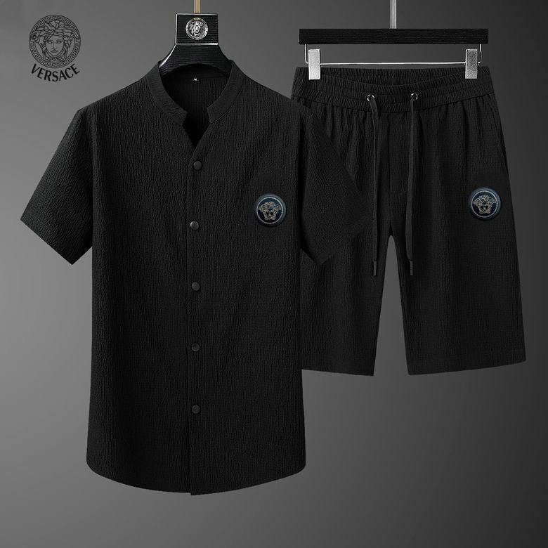 Wholesale Cheap Versace mens Short Sleeve Tracksuit for Sale
