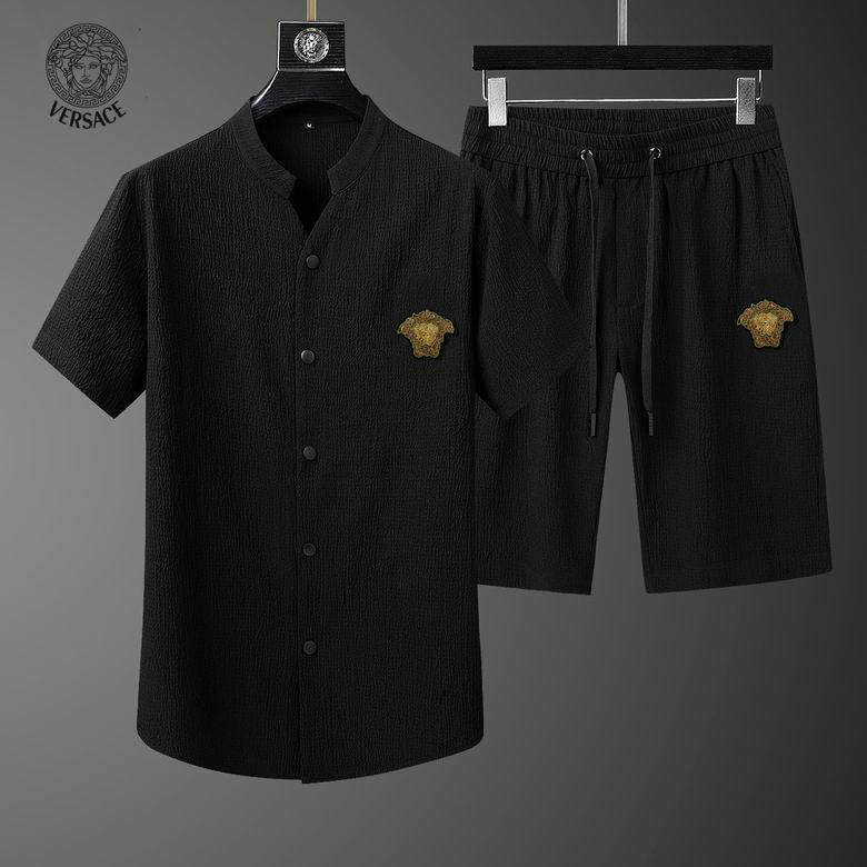 Wholesale Cheap Versace mens Short Sleeve Tracksuit for Sale
