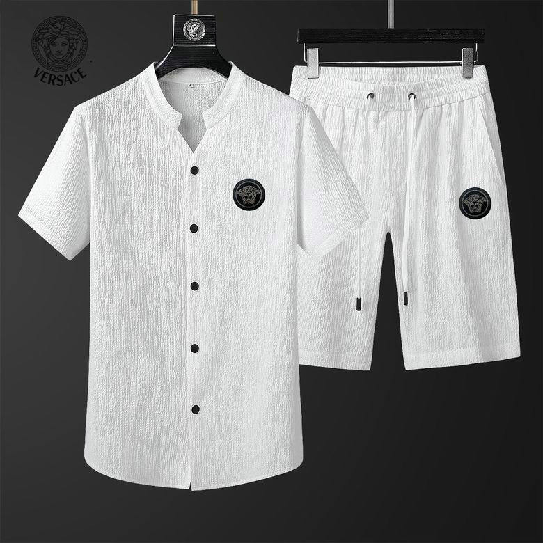 Wholesale Cheap Versace mens Short Sleeve Tracksuit for Sale