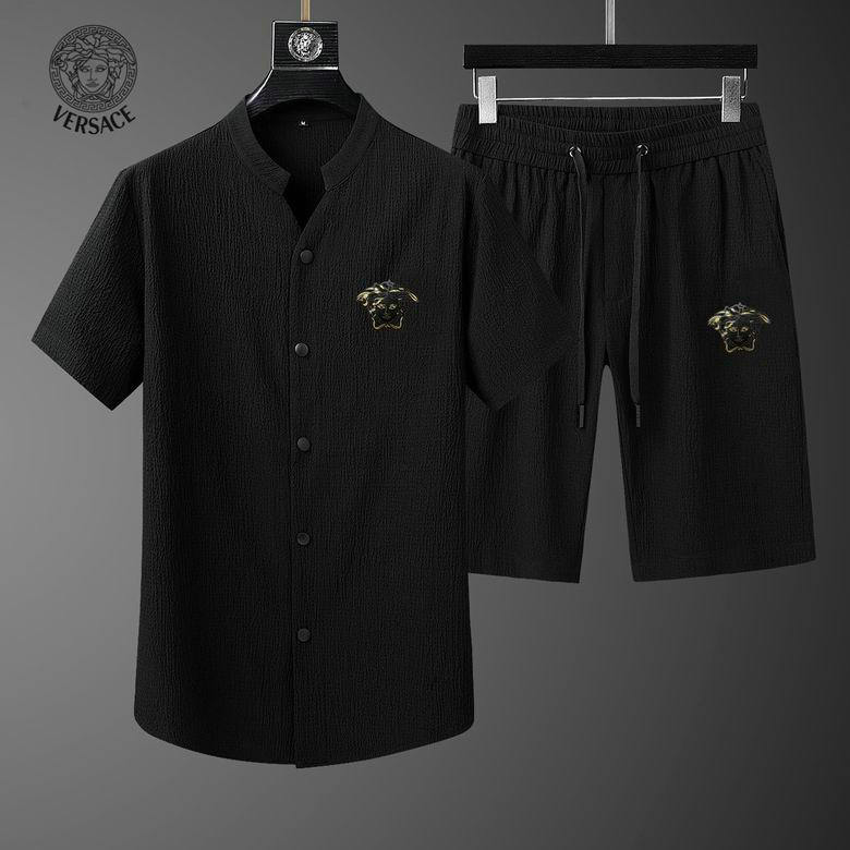 Wholesale Cheap Versace mens Short Sleeve Tracksuit for Sale
