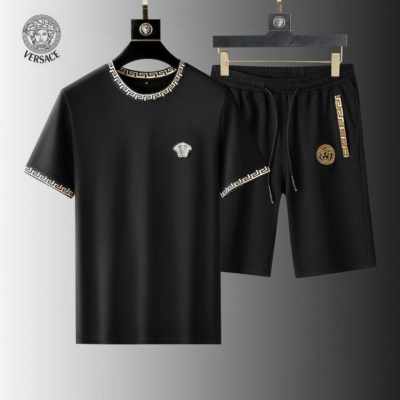 Wholesale Cheap Versace mens Short Sleeve Tracksuit for Sale